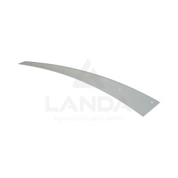 TOLE LATÉRALE SUPÉRIEURE GAUCHE (Rallongée - Lg1780mm - en acier - 5 trous de fixation)