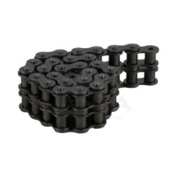 CHAINE A ROULEAUX ASA60-2 (28 maillons - Attache rapide incluse)
