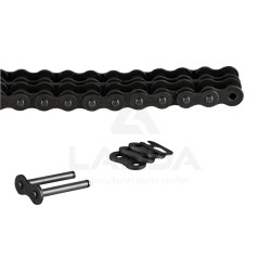 CHAINE A ROULEAUX ASA60-2 (28 maillons - Attache rapide incluse)