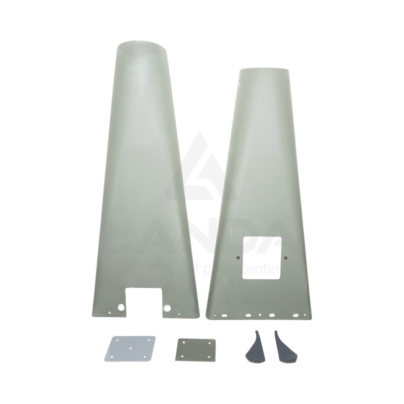 SET OF 6 WEAR PLATES BLOWER TOUR 3MM THICK