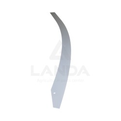 TOLE LATÉRALE SUPÉRIEURE DE GOULOTTE (Lg2020mm - en acier - 4 trous de fixation)