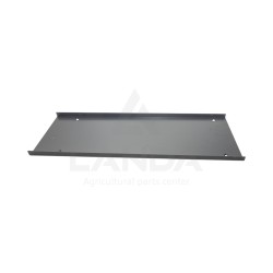 TOLE EN "U" EXTENTION DE GOULOTTE 8 RANGS (Lg830mm - en acier - 4 trous de fixation)