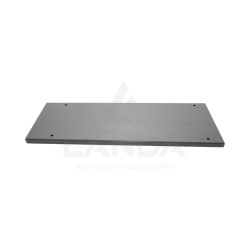 TOLE EN "U" EXTENTION DE GOULOTTE 8 RANGS (Lg830mm - en acier - 4 trous de fixation)