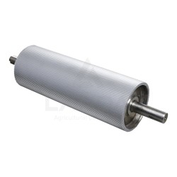 ROULEAU ÉCLATEUR 107 DENTS INCLINÉES (Chromé, Ø220mm)