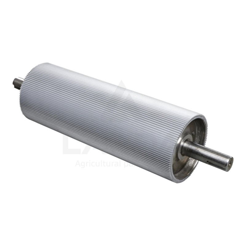 ROULEAU ÉCLATEUR 107 DENTS INCLINÉES (Chromé, Ø220mm)