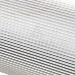 ROULEAU ECLATEUR AVANT 100 DENTS (Chrome, Diam 196mm)