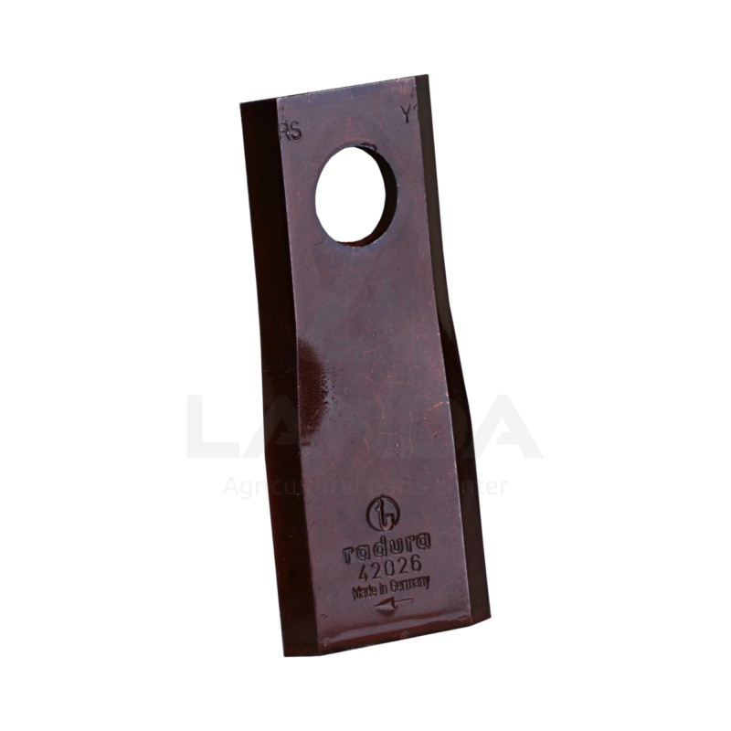 CUCHILLA ROTATIVA RETORCIDA DERECHA 107 mm