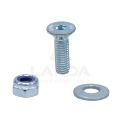 TORNILLO ALLEN CABEZA FRESADA + ARANDELA (M6x20)