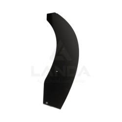 TOLE LATÉRALE INFÉRIEURE DE GOULOTTE (Lg1640mm - en acier - 5 trous de fixation)