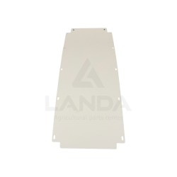 CHAPA INFERIOR TUBO DE DESCARGA