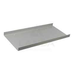 TOLE RALLONGE DE GOULOTTE (Profil en U - Lg600mm - en acier - 4 trous de fixation)