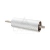 ROULEAU ÉCLATEUR ARRIÈRE MCC CLASSIC 125 DENTS (Chromé, Ø250mm, monté avec arbre - sans palier)