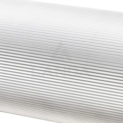 ROULEAU ÉCLATEUR ARRIÈRE MCC CLASSIC 125 DENTS (Chromé, Ø250mm, monté avec arbre - sans palier)