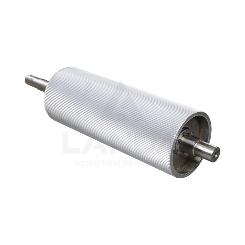 ROULEAU ÉCLATEUR AVANT MCC CLASSIC 125 DENTS (Chromé, Ø250mm, monté avec arbre - sans palier)