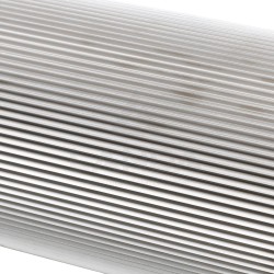 ROULEAU ECLATEUR ARRIERE MCC CLASSIC 100 DENTS AVEC ARBRE (Chrome)