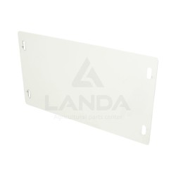 RACCORD TOLE DE GOULOTTE (Lg200mm - en acier - 4 trous de fixation)