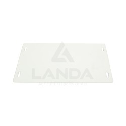 RACCORD TOLE DE GOULOTTE (Lg200mm - en acier - 4 trous de fixation)