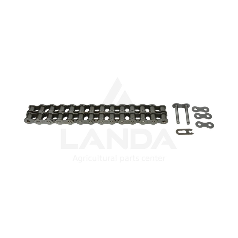CHAINE A ROULEAUX 12B-2 (14 maillons - Attache rapide incluse)