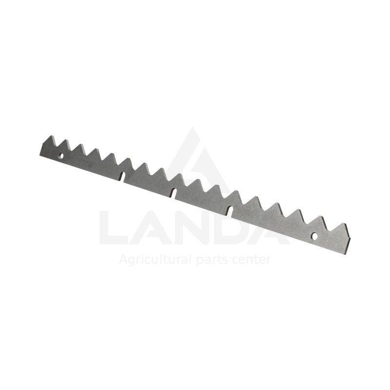 BARRETTE CRANTÉE INOX (Lg673mm, 5 trous)
