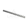 BARRETTE CRANTÉE INOX (Lg673mm, 5 trous)