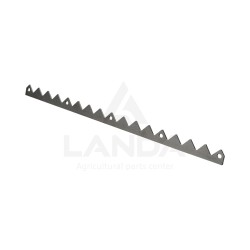 BARRETTE CRANTÉE INOX (Lg663mm, 5 trous)