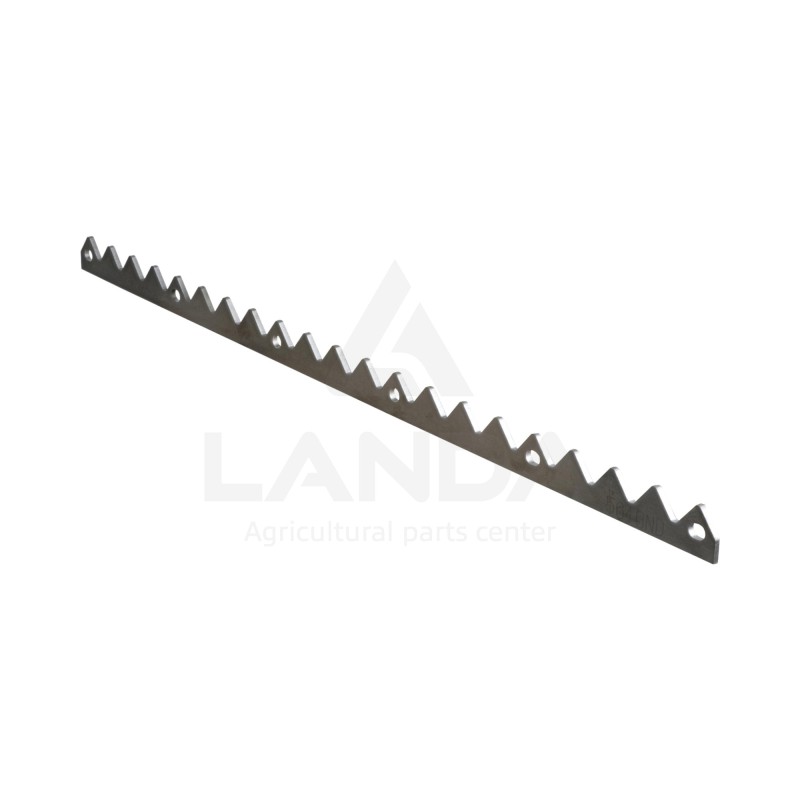 BARRETTE CRANTÉE INOX (Lg800mm, 6 trous)