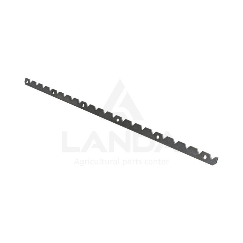 BARRETTE CRANTÉE INOX (Lg814mm, 6 trous)