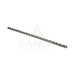 BARRETTE CRANTÉE INOX (Lg814mm, 6 trous)