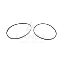 JUEGO DE 2 CORREAS TRAPEZOIDALES DENTADAS