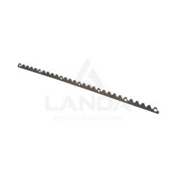 BARRETTE CRANTÉE INOX (Lg690mm, 7 trous)