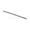 BARRETTE CRANTÉE INOX (Lg690mm, 7 trous)