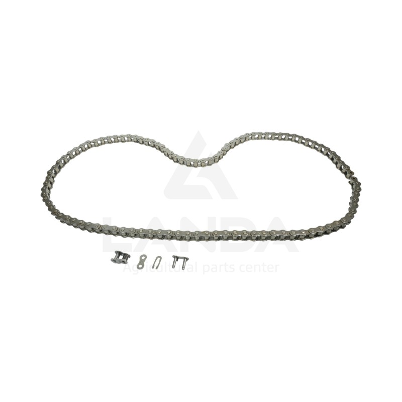 CHAINE A ROULEAUX 12B-1 DIAMOND (103 maillons - Attache rapide et maillon coude inclus)