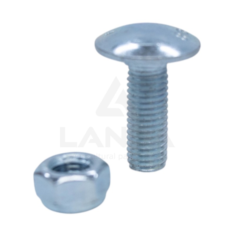 BOULON TETE BOMBEE COLLET CARRE COURT (M12x35)