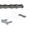 CADENA DE RODILLOS REFORZADA S55RH - Zincada (por metro / Cant. 5m)
