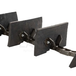GRAIN ELEVATOR CHAIN 33 RUBBER PADDLES 225X120MM