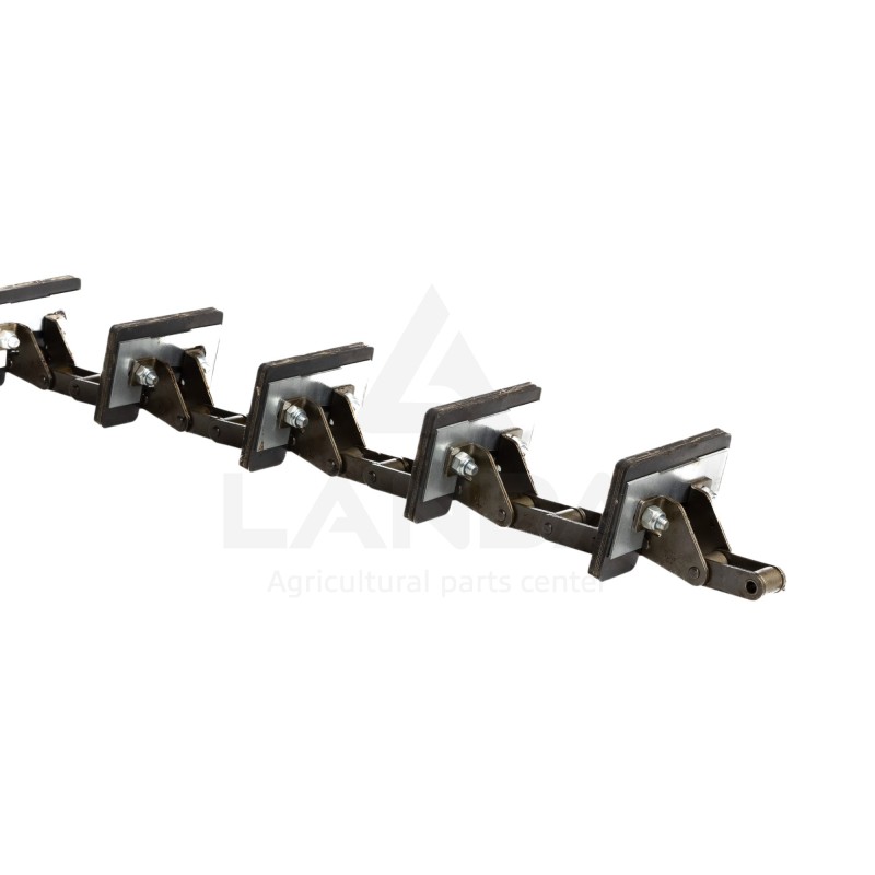 CHAINE D'ELEVATEUR A GRAINS COMPLETE RL738 (149 Maillons et 37 Palettes)