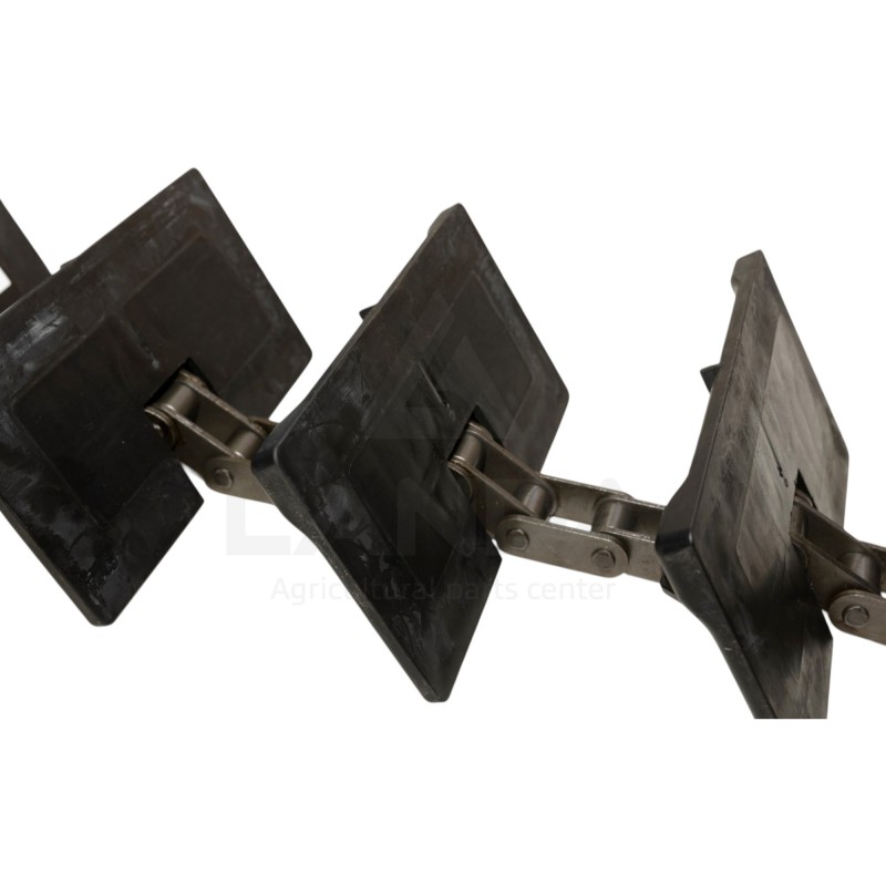 CHAINE D'ELEVATEUR A GRAINS COMPLETE RENFORCEE SK717 (158 Maillons et 39 Palettes moulées)