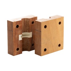 SOPORTE DE RODAMIENTO COMPLETO MADERA Ø 28 mm