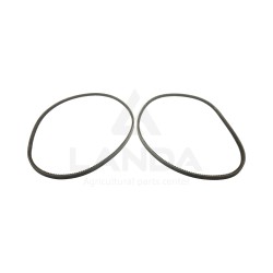 JUEGO DE 2 CORREAS TRAPEZOIDALES DENTADAS