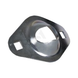 SOPORTE DE RODAMIENTO INFERIOR DE CHAPA DEDO ESCAMOTEABLE