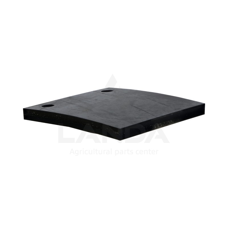 ESCUDO DE GOMA (135x130x11) 2 AGUJEROS