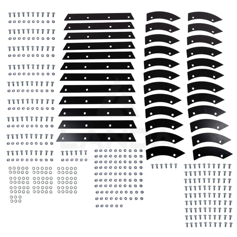 KIT TOLES D'USURE DE TIRE-PAILLE