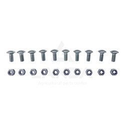 STRAW PULLER WEAR PLATES KIT