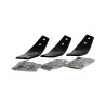 KIT DE 3 PALES D'ENTREE DE ROTOR (Boulonnerie incluse)