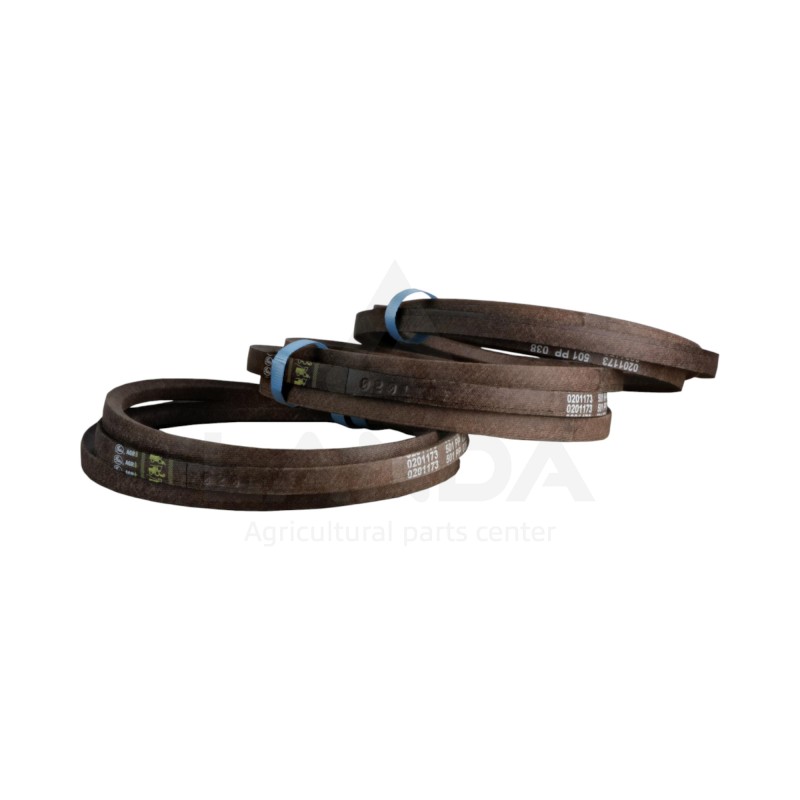 SET OF 3 SMOOTH V-BELTS