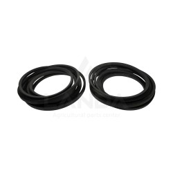 SET OF 2 SMOOTH V-BELTS