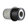 OUTER AIR FILTER WITH FINS