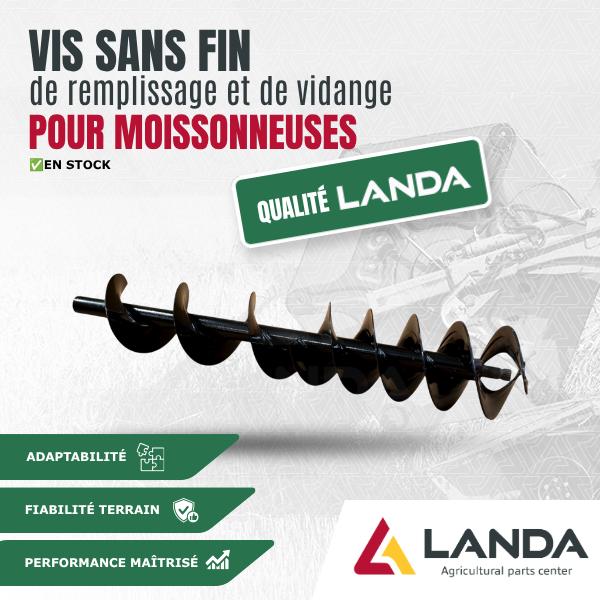 Optimisez vos récoltes avec les vis sans fin LANDA