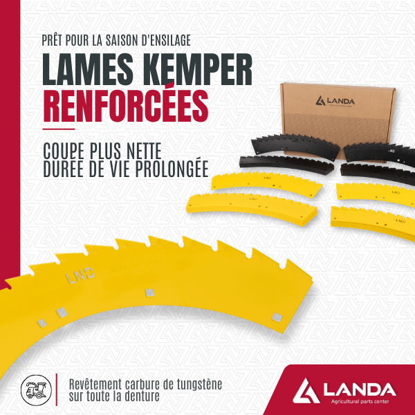 Lames de bec d’ensileuse : 